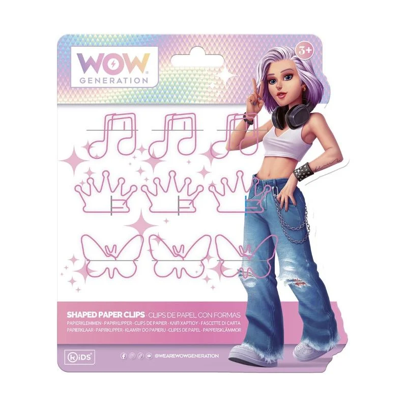 Кламери WOW Generation с различни форми, Асортимент