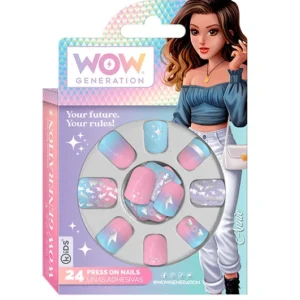 Комплект лепящи нокти WOW Generation, 24 бр