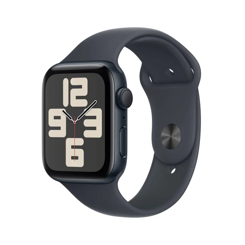 Apple Watch SE GPS 44mm Midnight Aluminium Case Midnight Sport Band - S/M