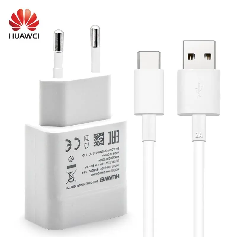 Оригинално зарядно Huawei Type C 220V-5V-2A Fast Charge