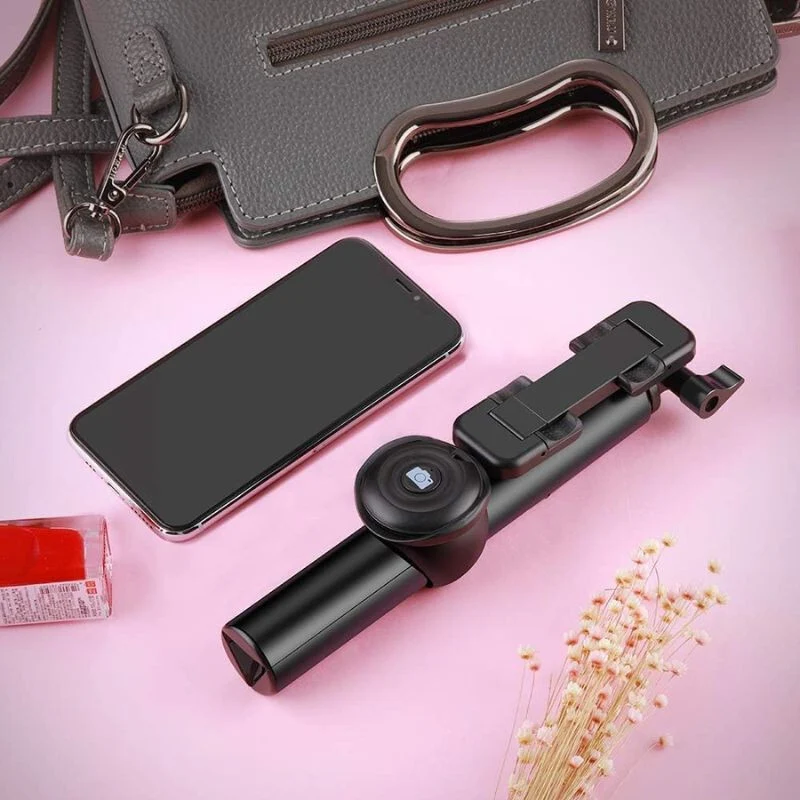 InnoTech Мултифункционален селфи стик - с Bluetooth дистанционно управление, регулируема дължина