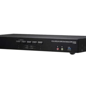 KVM превключвател ATEN CS1844-AT-G, 4 порта USB 3.0, За 2 HDMI монитора