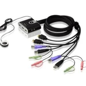 Превключвател KVM ATEN CS692, дву портов USB HDMI превключвател