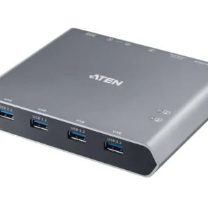 KVM превключвател, ATEN US3311, 2-портов, 4K, DisplayPort, USB-C, (поддържа до 8K)