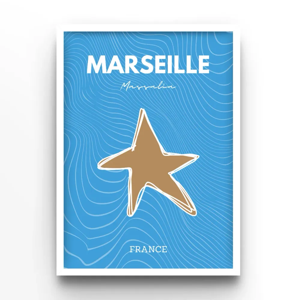 Лъскав буклет Marseille With
