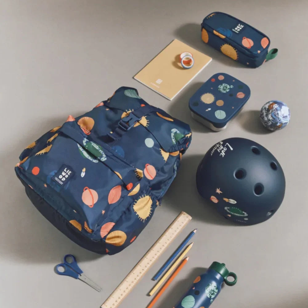 Liewood Andrey Universe Classic Navy училищен моливник