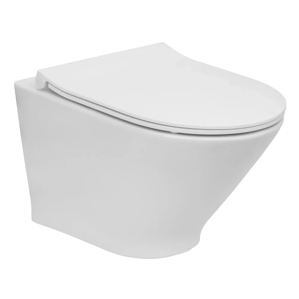 Rimless конзолна тоалетна GAP Compact Round 48 см. Roca