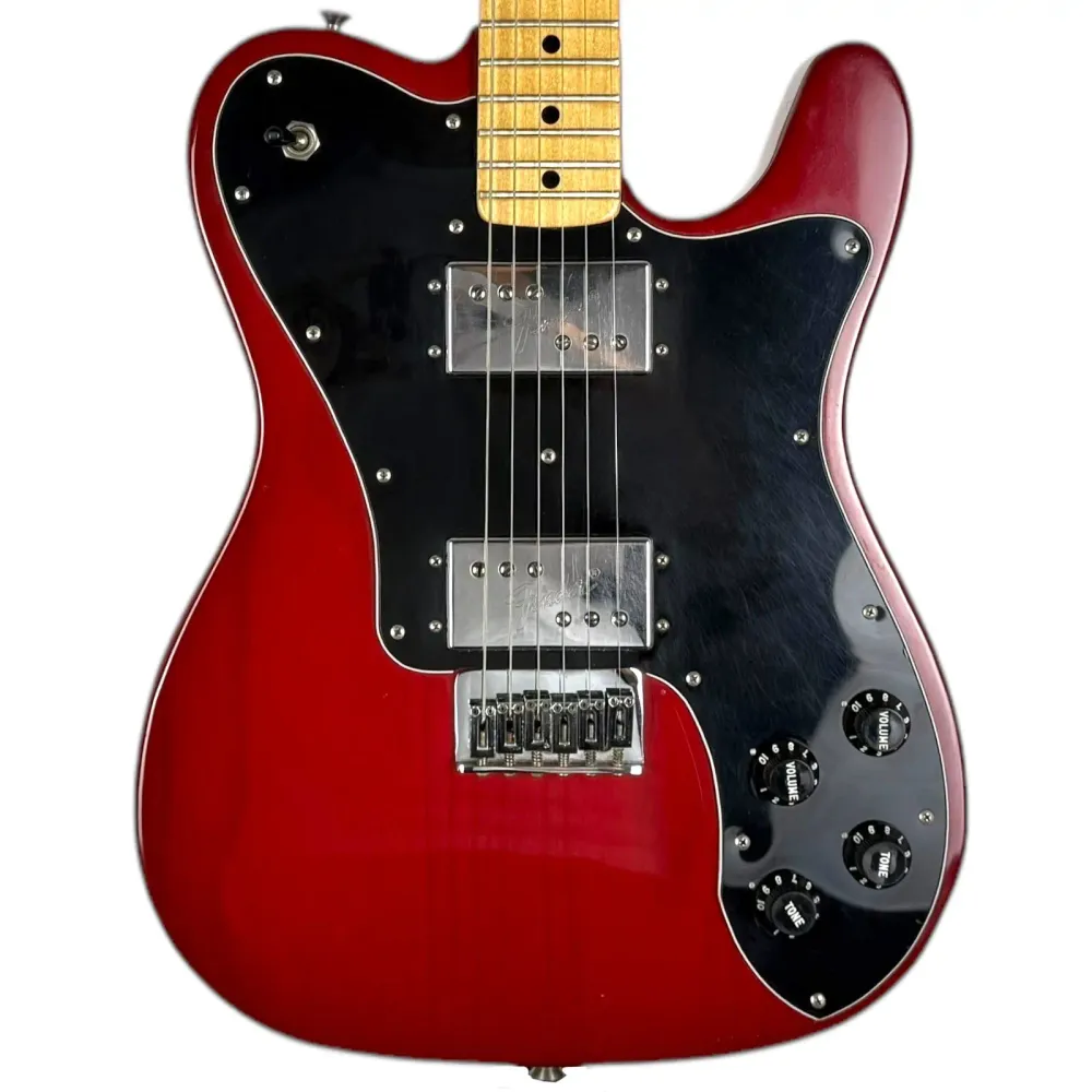 Fender Telecaster Deluxe 1978 - Прозрачно червено - Врат Herbie Gastellum