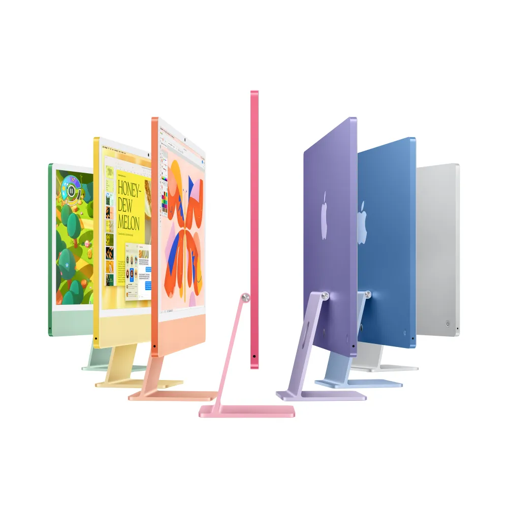 24-inch iMac Retina 4.5K display: Apple M4 chip 10-core CPU and 10-core GPU, 512GB SSD - Green