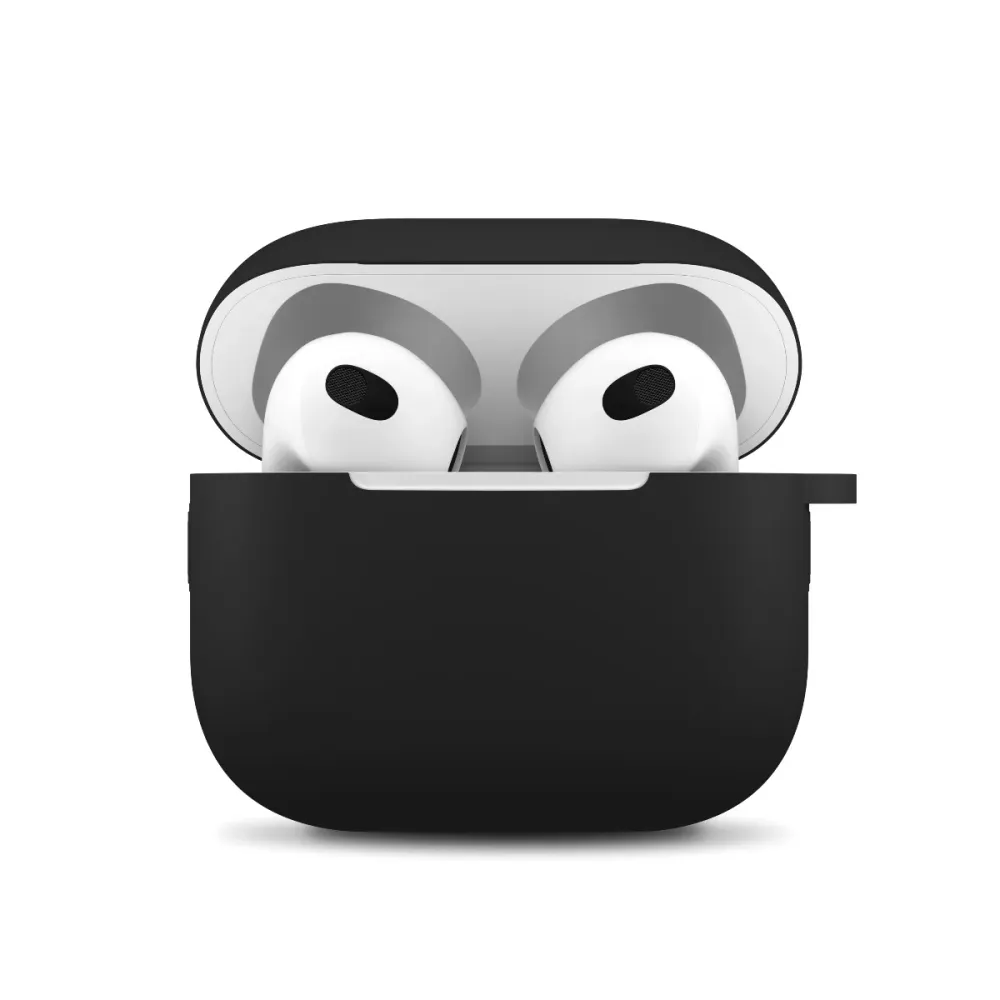 Черен силиконов кейс за AirPods 3 от NEXT ONE