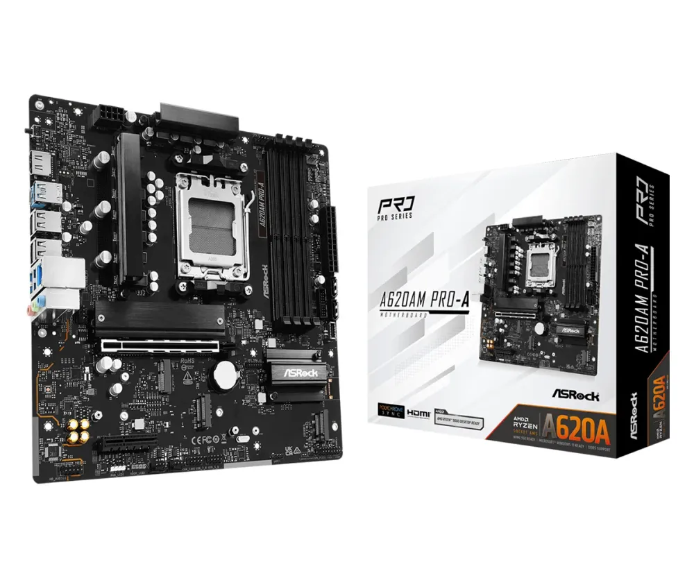 Дънна платка ASRock A620AM PRO-, AM5