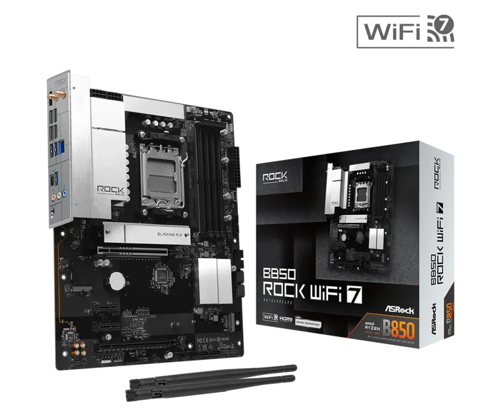 Дънна платка ASRock B850 ROCK WIFI7 socket AM5