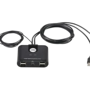 Превключвател ATEN US224, 2 компютъра към 4 USB периферни устройства