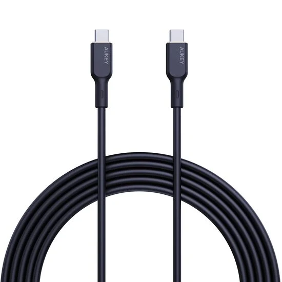 AUKEY Circlet Blink 100W Silicone USB-C to USB-C Cable 1.8m Black