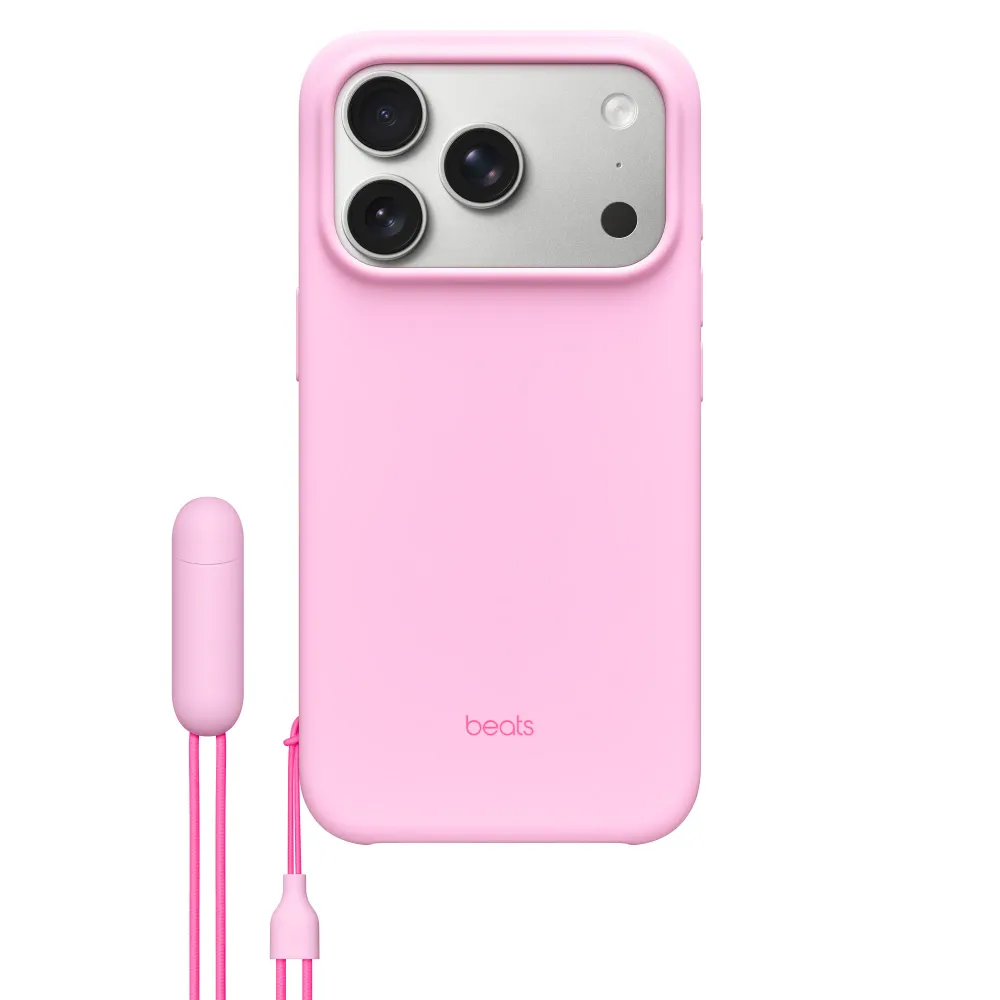 Beats iPhone 17 Pro Kickstand Case MagSafe and Camera Control - Pebble Pink