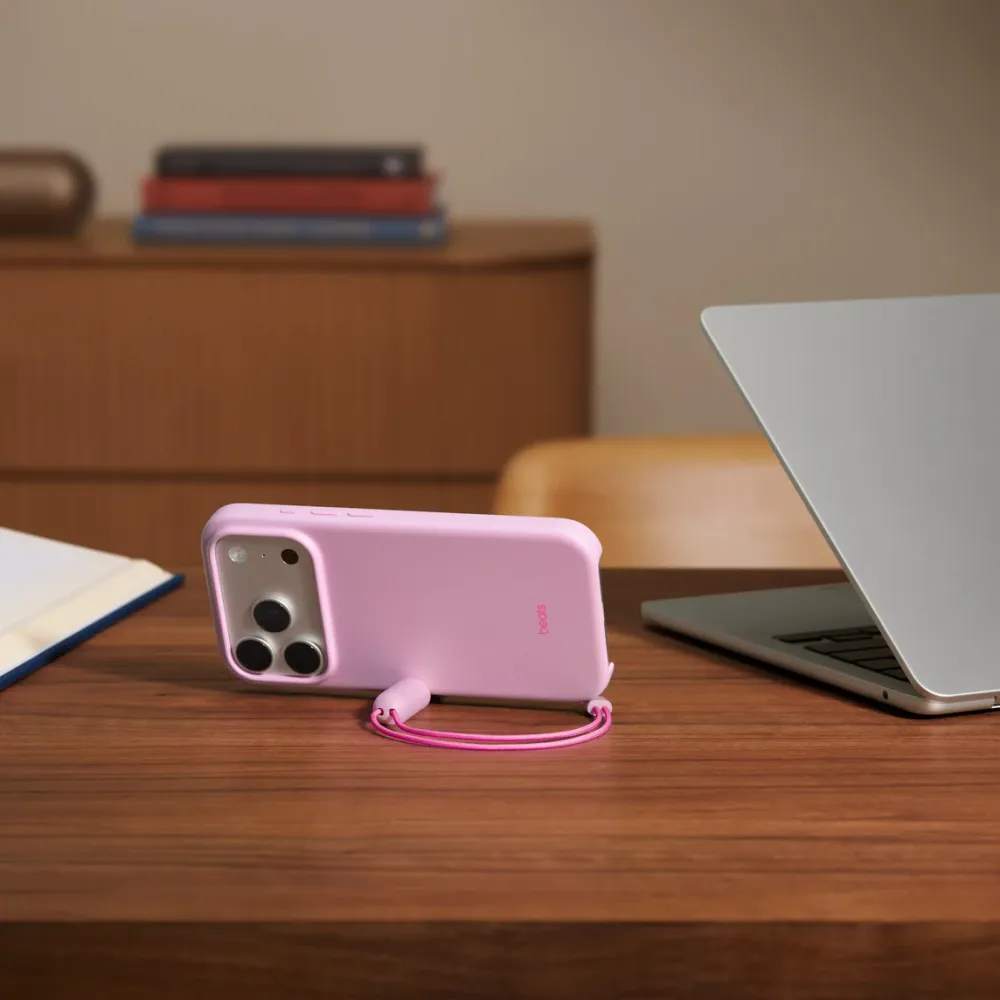 Beats iPhone 17 Pro Kickstand Case MagSafe and Camera Control - Pebble Pink