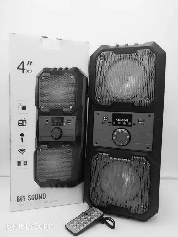 Караоке тонколона с Bluetooth KTS-1048 2х4"