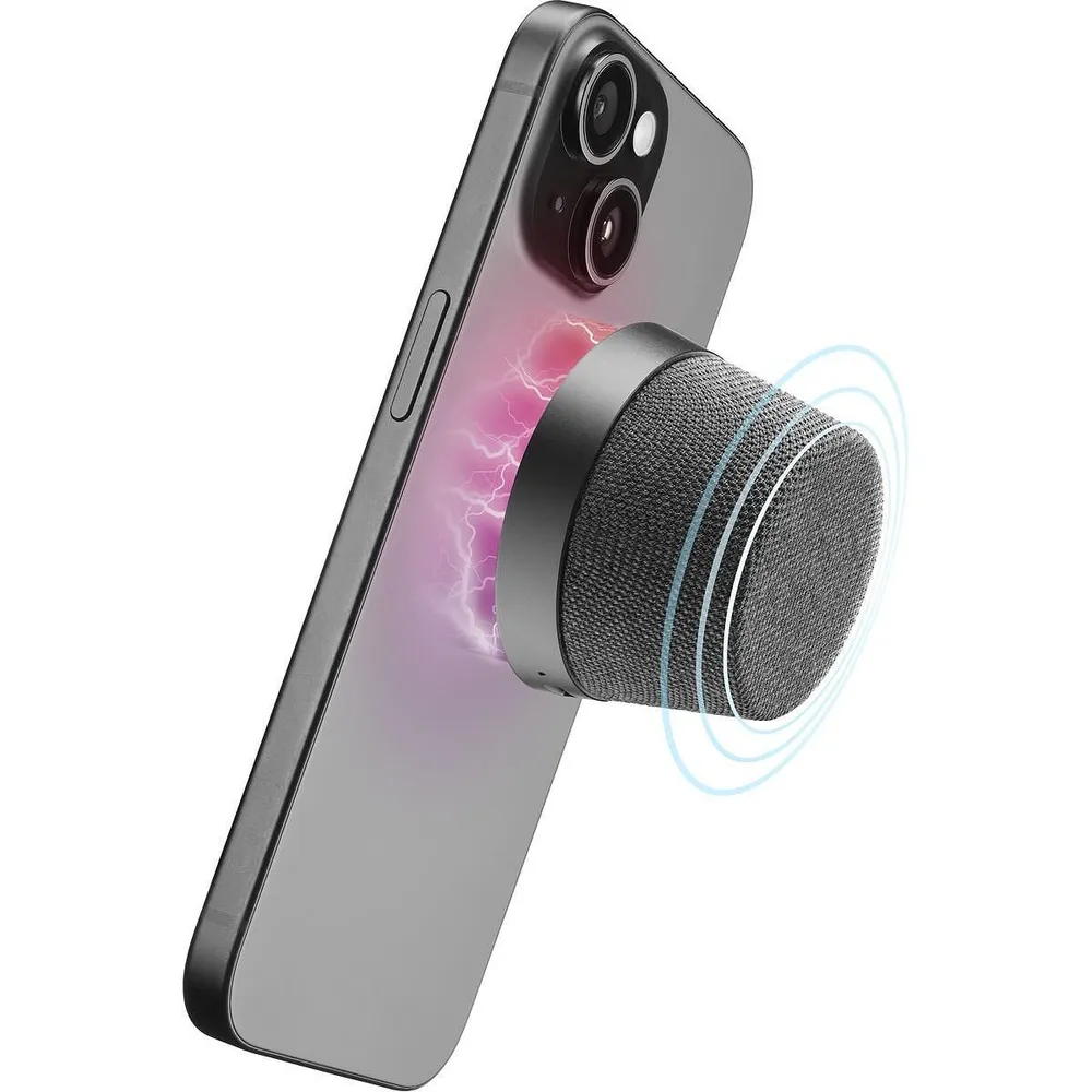 Bluetooth Високоговорител Magnetic с MagSafe 3W Черен Съвместим с iPhone 12 и По Нови Моделі TWS Функция