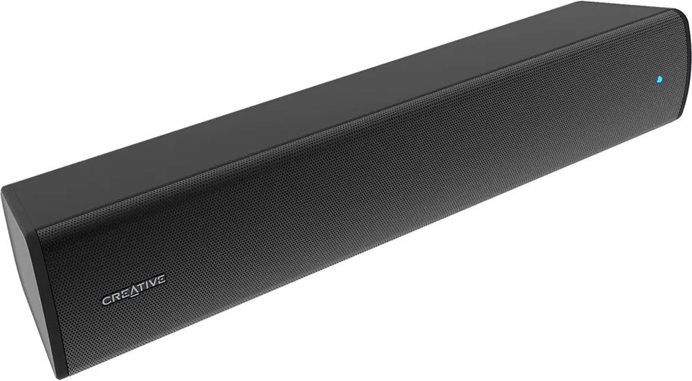Bluetooth Soundbar Creative STAGE AIR V2, 2.0, USB-C, Aux-, 10W, Черен