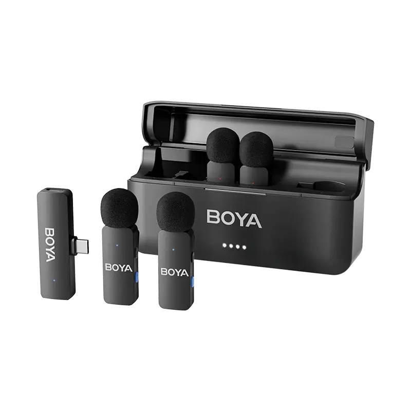 Безжична микрофонна система BOYA -V4U - USB-C