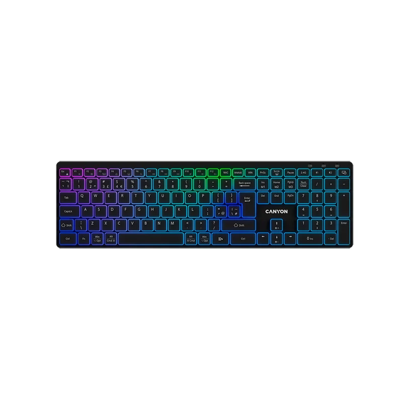 Клавиатура CANYON HKB-W11 CNS-HBTK11B BLACK