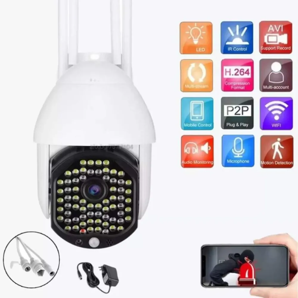 COBRA 68 LED YCC365+ Куполна Безжична Камера
