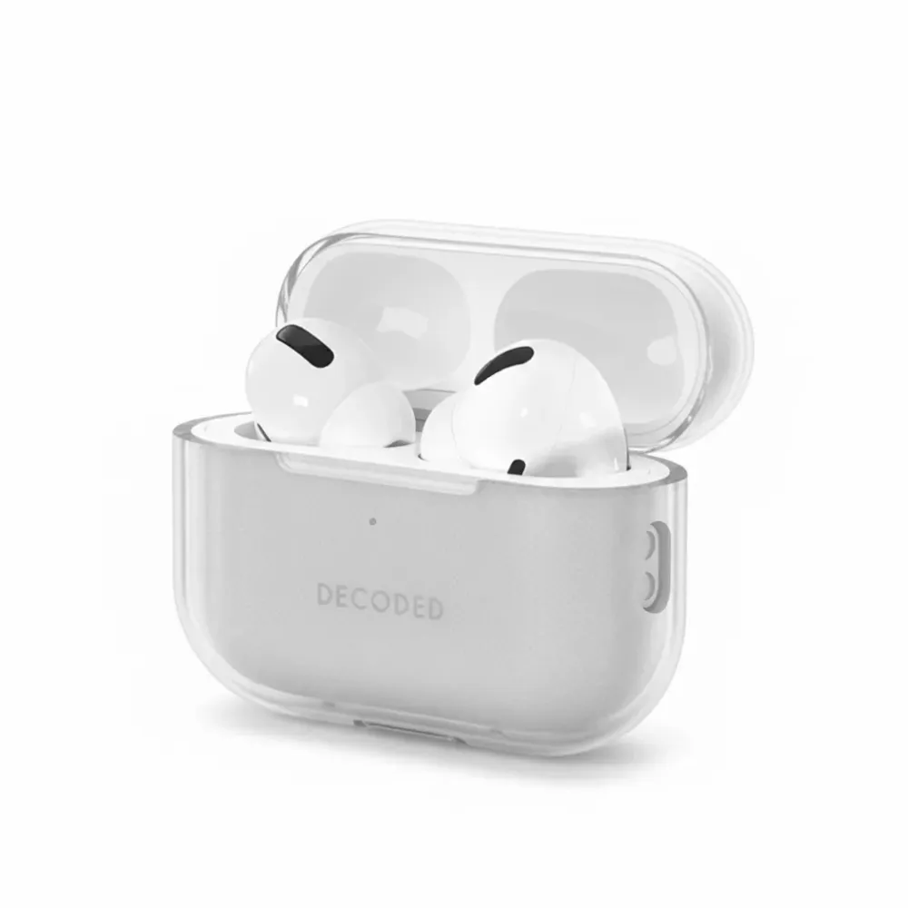 Прозрачен кейс от DECODED за AirPods Pro 3
