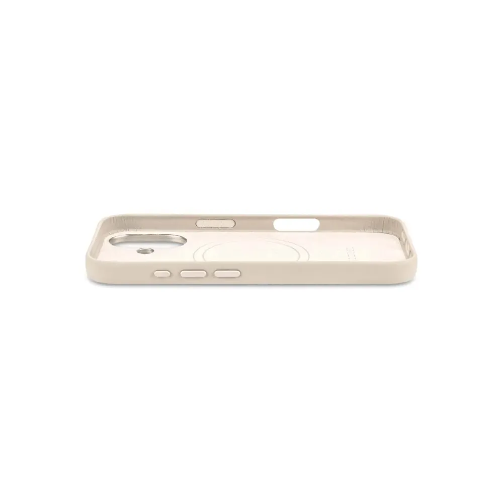 Кейс от Decoded - Backcover от еко кожа за iPhone 16 бежов