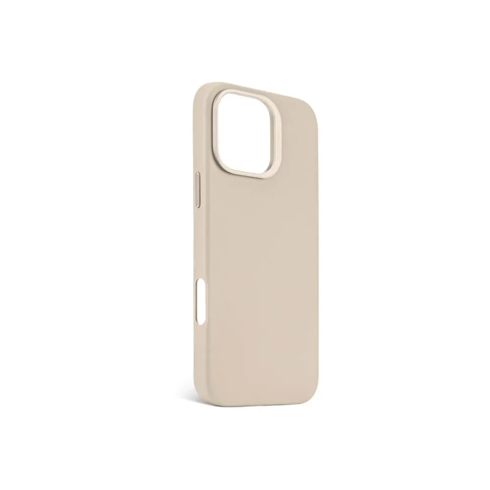 Кейс от Decoded - Backcover от еко кожа за iPhone 16 Pro Max бежов