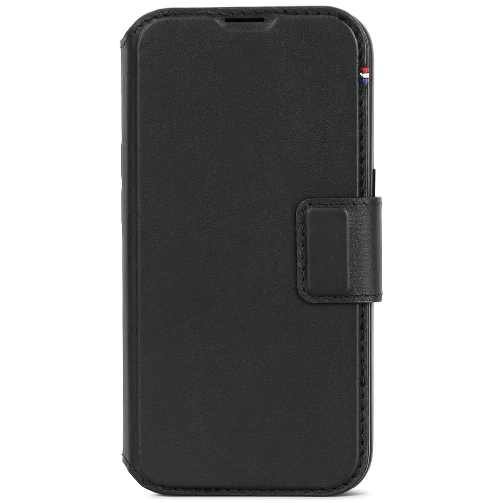 Decoded Leather Detachable Wallet, black - iPhone 15 Pro