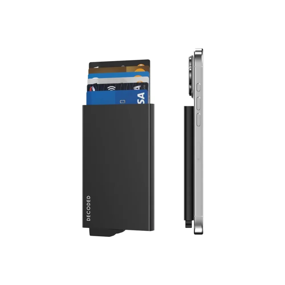 DECODED Magsafe Card Holder Black
