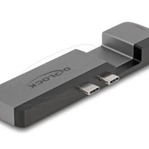 Докинг станция Delock MacBook Pro / MacBook Air Thunderbolt™ 4, 5K Резолюция / 100 W PD / 10 Gbps Hub / LAN / Audio