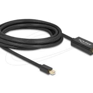 Delock Кабел пасивен mini DisplayPort 1.1 към HDMI, 1 m