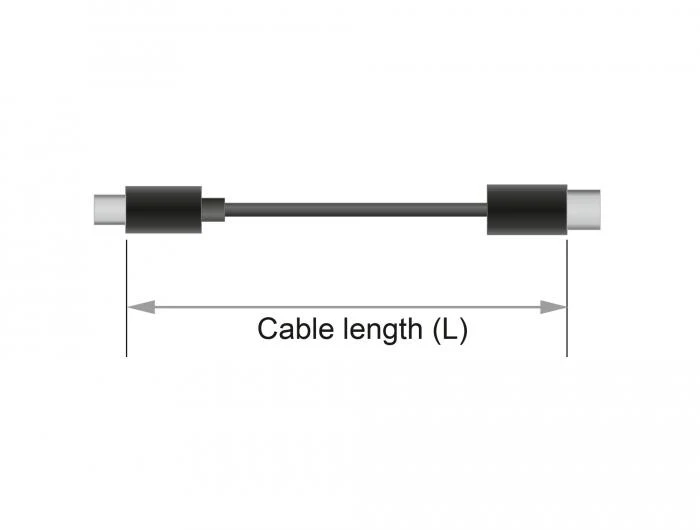 Кабел за зареждане Delock 3 в 1, USB- мъжко - 8 Pin / Micro USB / USB Type-C, 1м, Черен