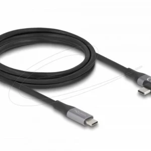 Delock USB-C Кабел 90°, 20 Gbps USB PD 3.1, 240W, 2 m