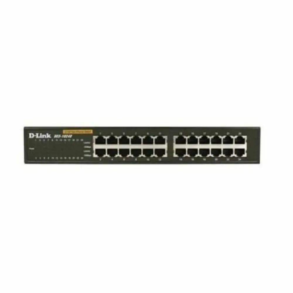 Суич D-Link DES-1024D 24 p 10 / 100 Mbps Черен