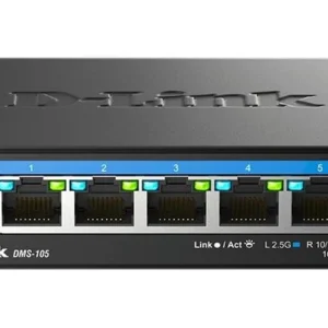 Суич D-Link DMS-105/E, 5 портов 2.5G Multi-Gigabit