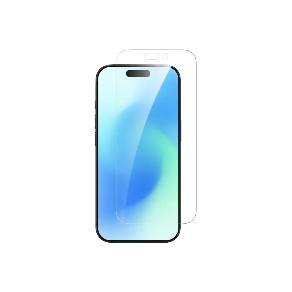 Dviced Протектор за екран от закалено стъкло „AntiHeat“ за iPhone 17 с апликатор за отстраняване на прах