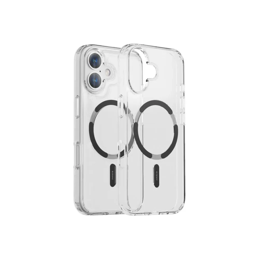 Dviced MagSafe калъф за iPhone 17 прозрачен, черен