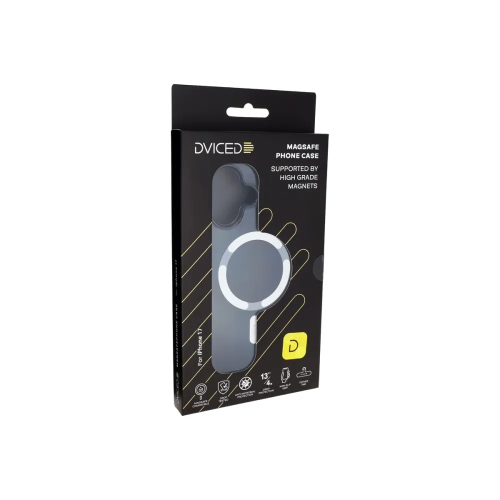 Dviced MagSafe калъф за iPhone 17 опушен, сребърен