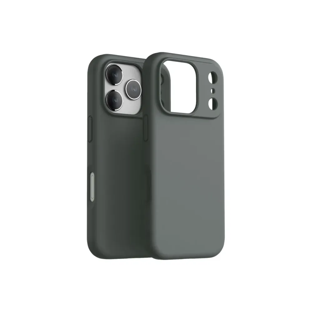 Dviced Силиконов MagSafe калъф iPhone 17 Pro, сив