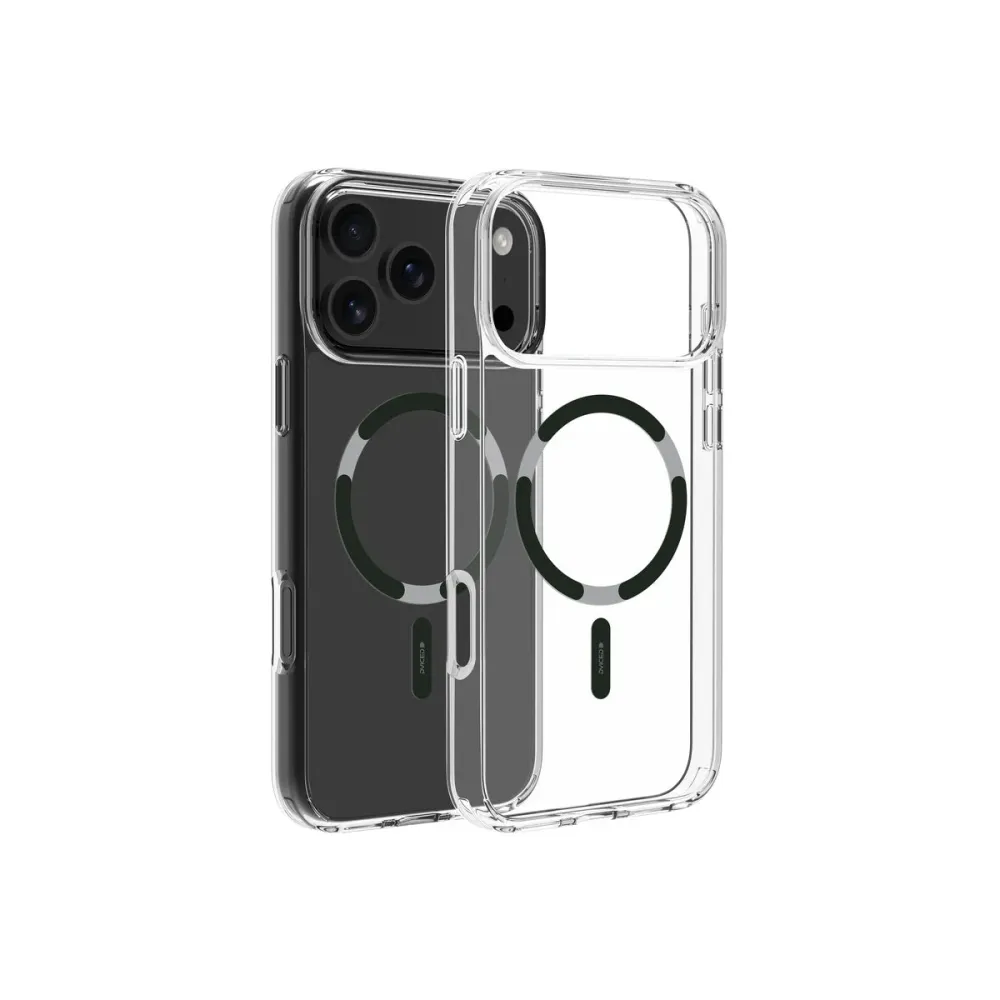 Dviced MagSafe калъф за iPhone 17 Pro Max прозрачен, черен