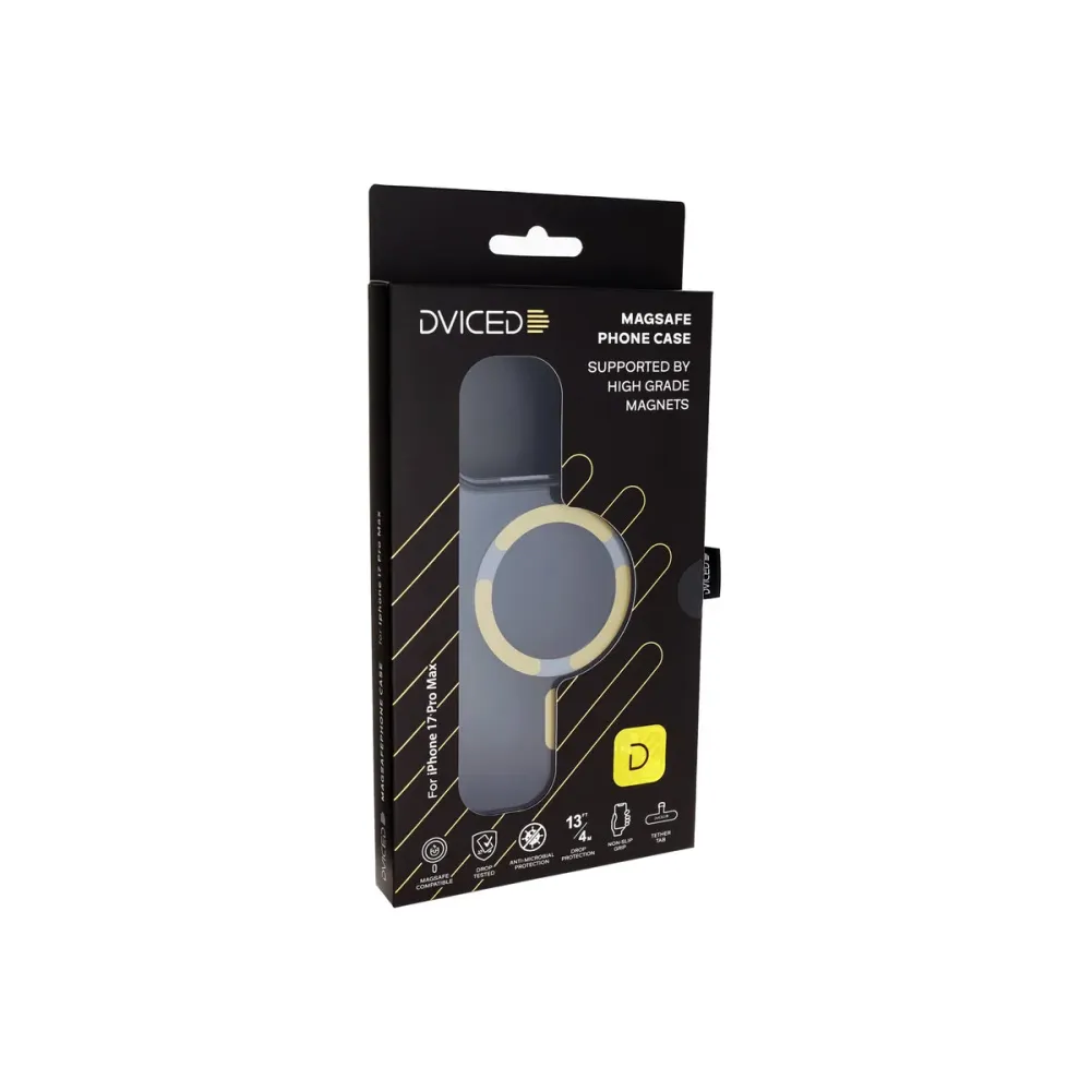 Dviced MagSafe калъф за iPhone 17 Pro Max опушен, златен