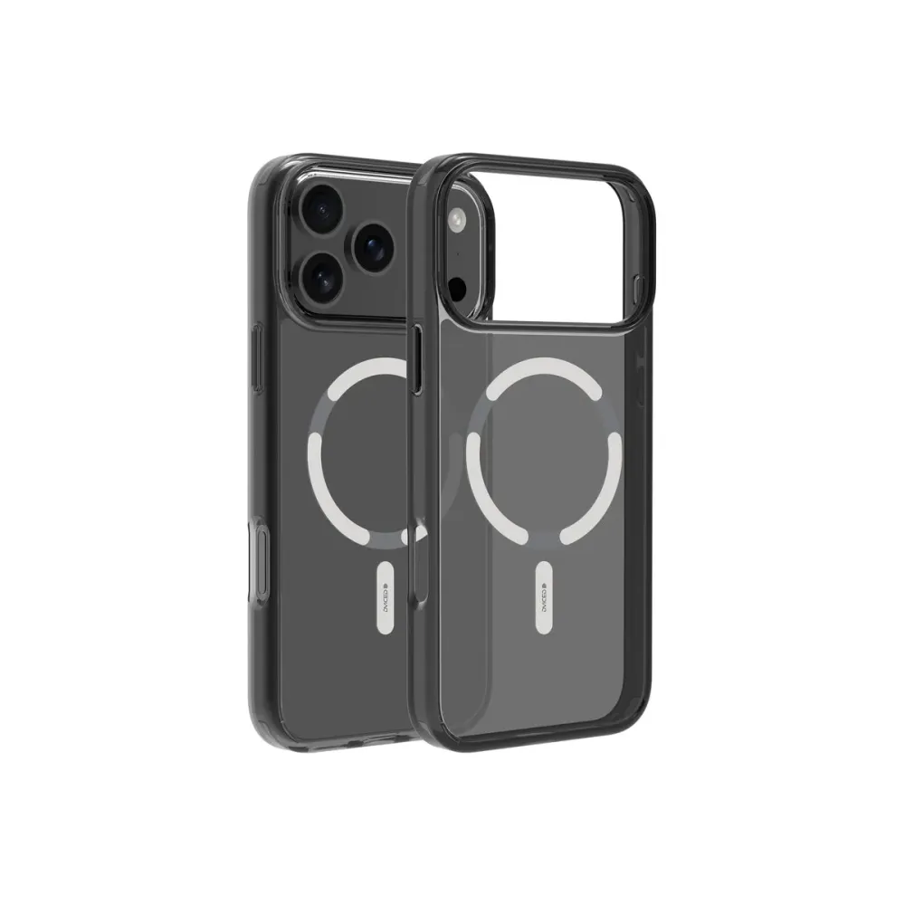 Dviced MagSafe калъф за iPhone 17 Pro Max опушен, сребърен
