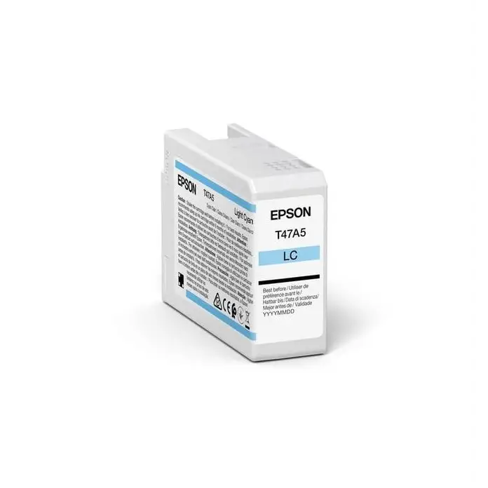 Консуматив, Epson Singlepack Light Cyan T47A5 UltraChrome Pro 10 ink 50ml