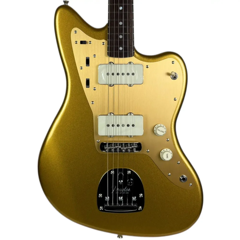 Fender Japan FSR Traditional Jazzmaster 2025 - Ацтек злато с глава в същия цвят