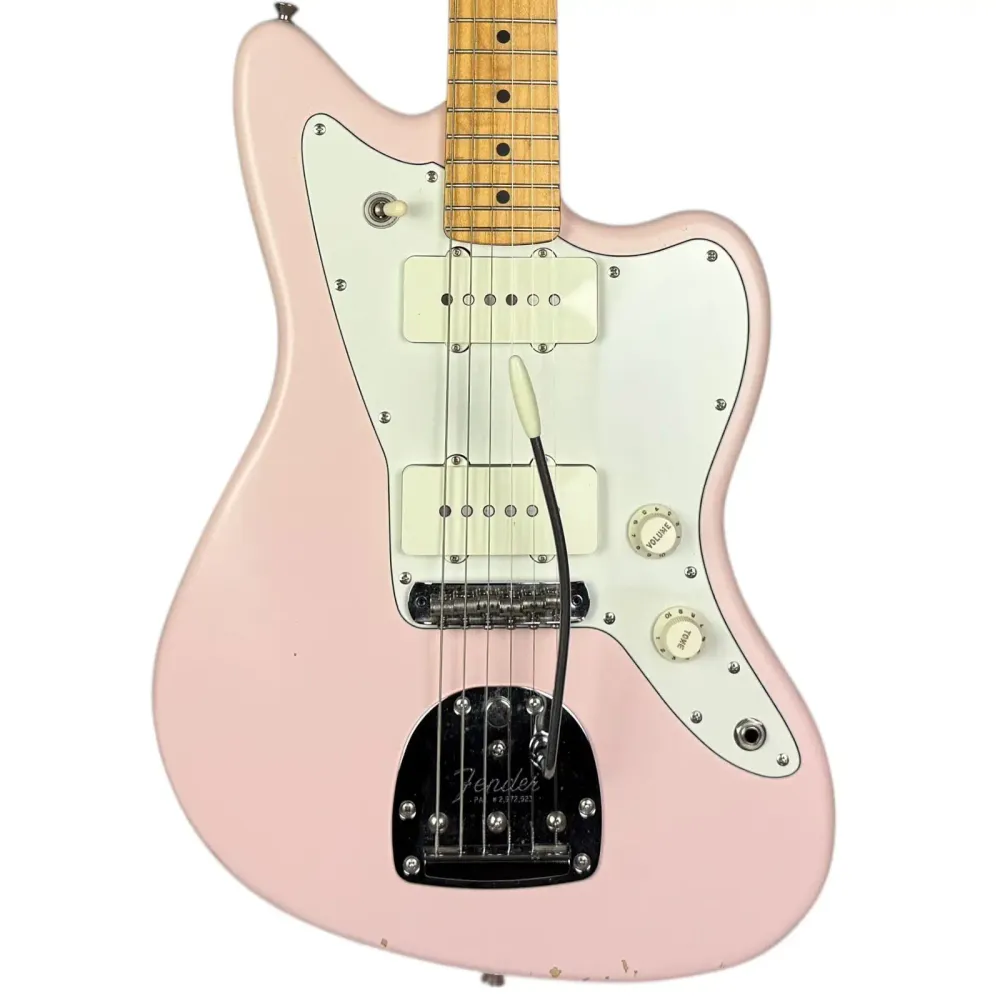 Fender Japan Jazzmaster Junior Колекция 2022 - Сатенено розов