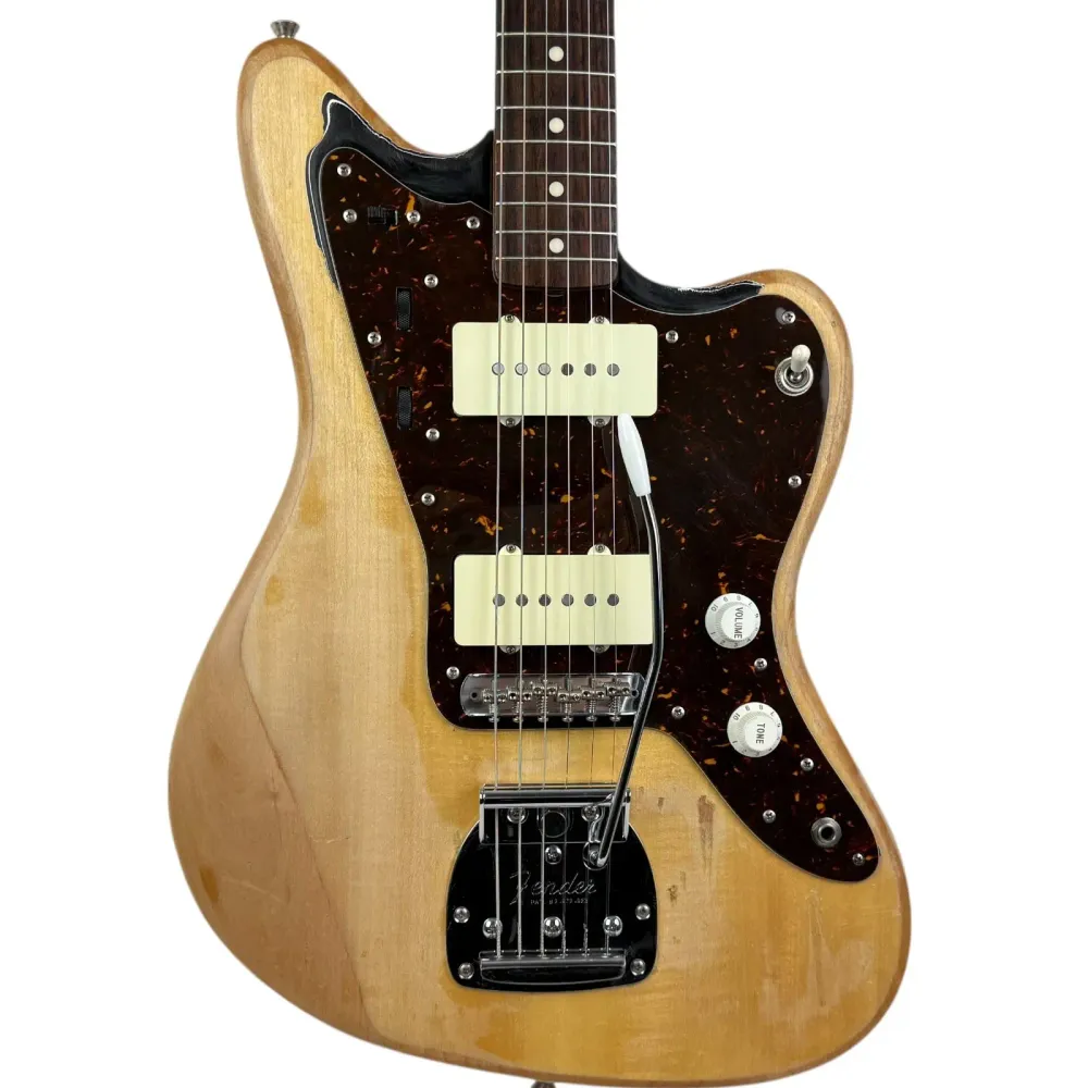 Fender Japan 66’ Reissue Jazzmaster 2012 - Черен / Натурален