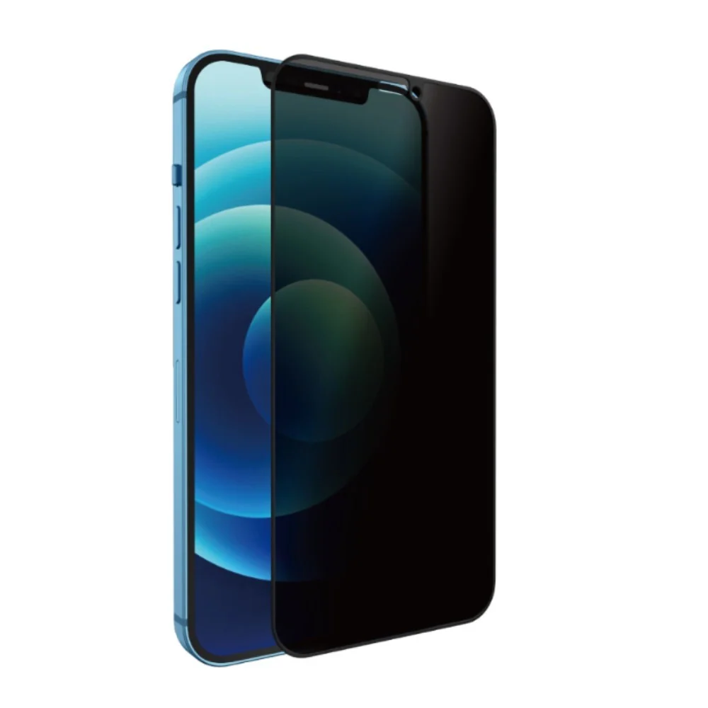 Folie Sticla securizata compatibila cu Vivimall® Apple iPhone Apple iPhone 13 Mini Full Glue Privacy Negru
