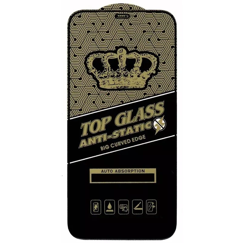 Folie Sticla securizata electrostatica Vivimall pentru Samsung A30, Sticla ESD, Top Glass, Anti-static, Negru